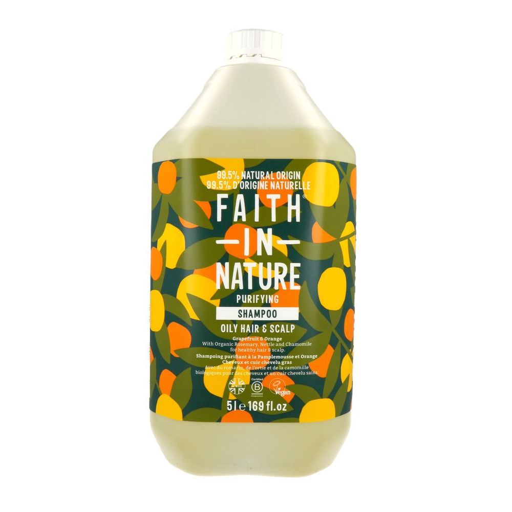 Faith in Nature Shampoo Grapefruit & Orange 5 lt