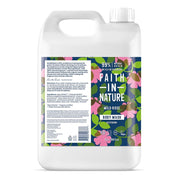Faith In Nature Bodywash Wild Rose Navulverpakking 5 lt