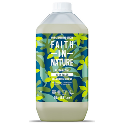 Faith In Nature Body Wash Seaweed & Citrus Refill 5 lt