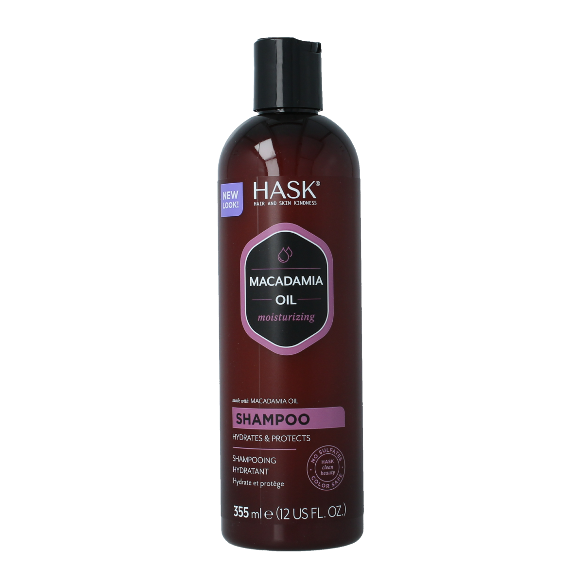 Hask Shampoo moisturizing macadamia oil 355 ml