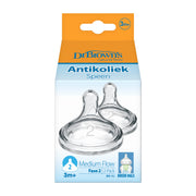 DR Brown's Options+ speen fase 2 brede halsfles 2 stuks