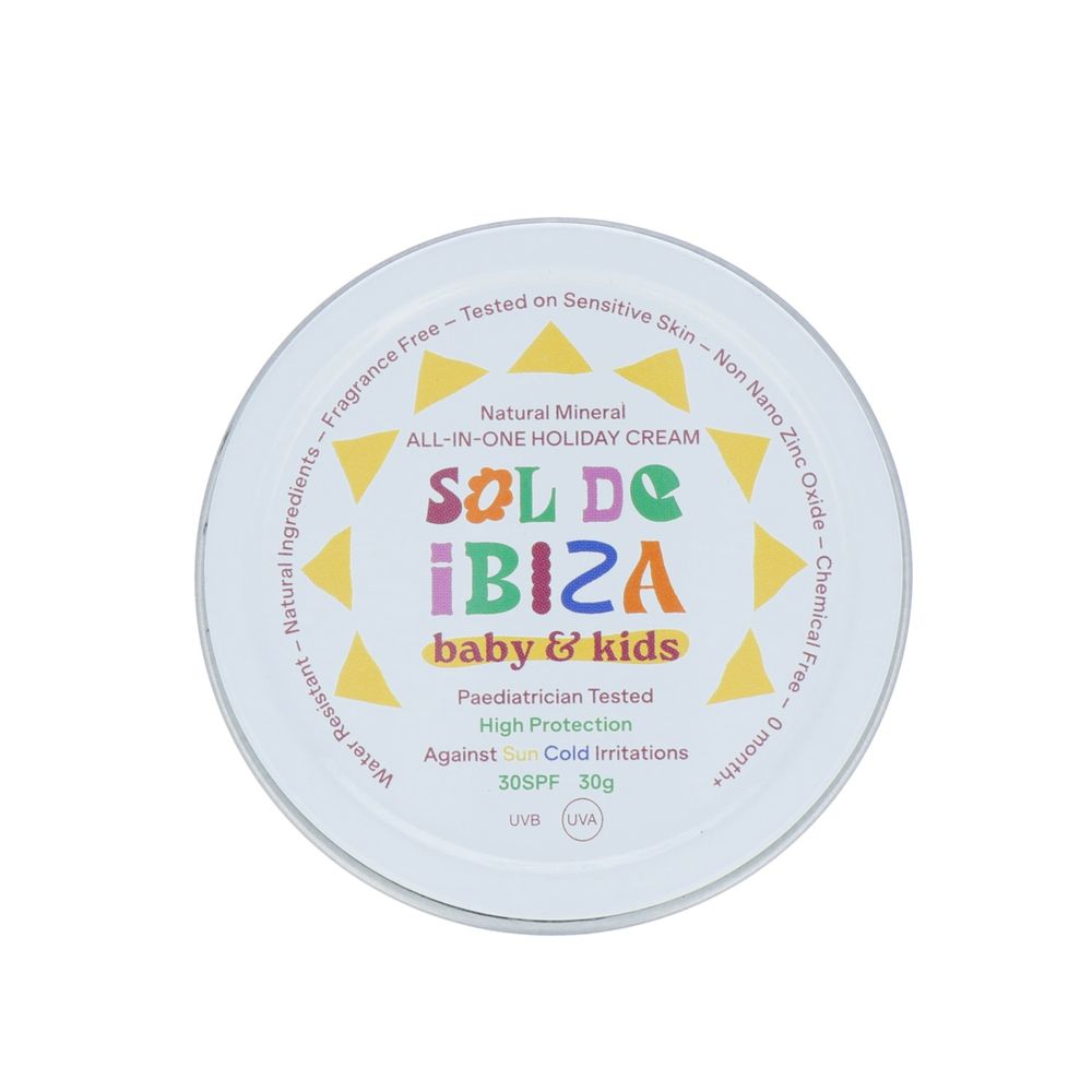Sol de Ibiza Beschermende creme baby & kids SPF30 mini bio 30 gram