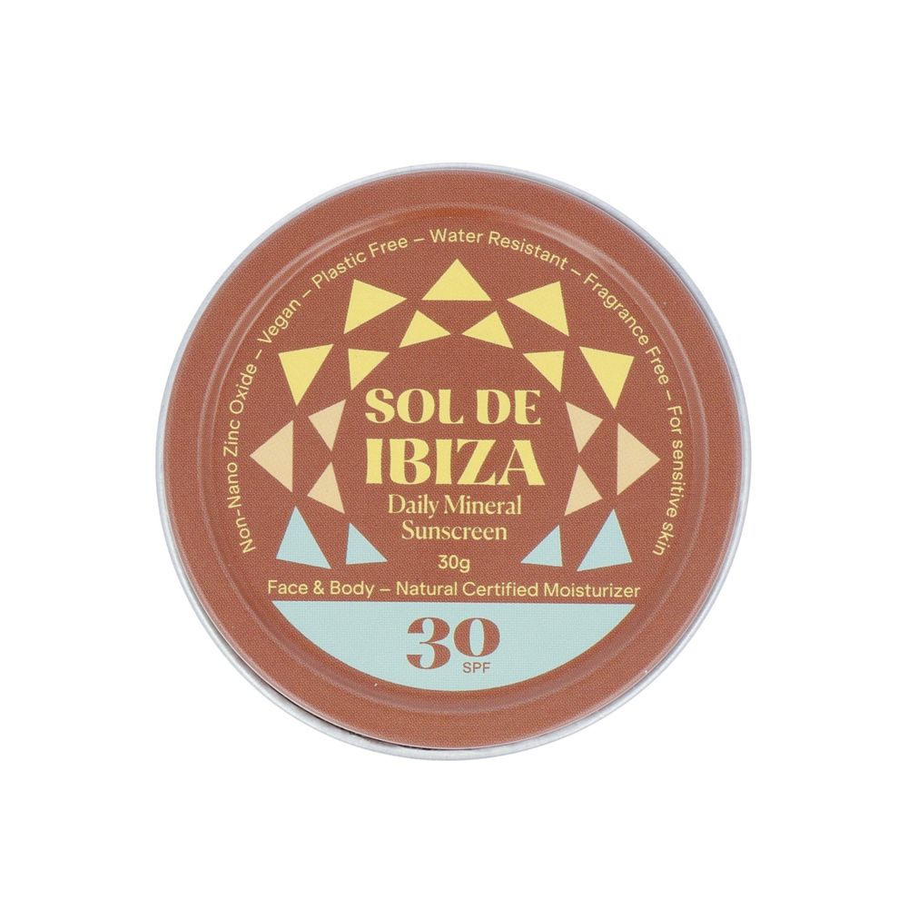 Sol de Ibiza Zonnebrandcreme SPF30 mini bio 30 gram