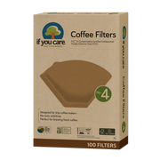 If You Care FSC Certified Unbleached Coffee Filters No.4 100 st