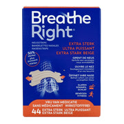 Breathe Right Neusstrips Extra Strength Tanned 44 stuks