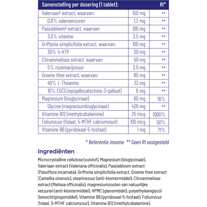 Vitakruid Slaapcomplex 90 tabletten