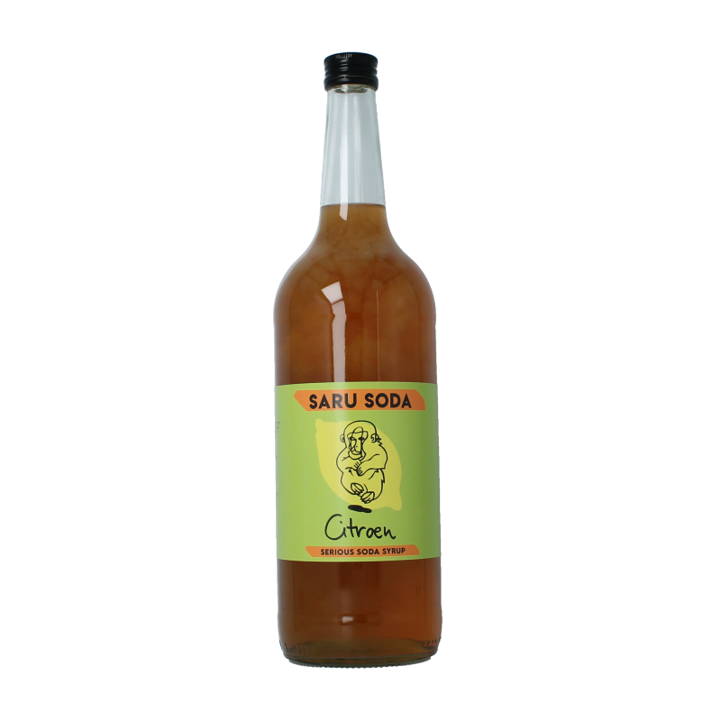 Saru Soda Siroop citroen bio demeter 1 liter