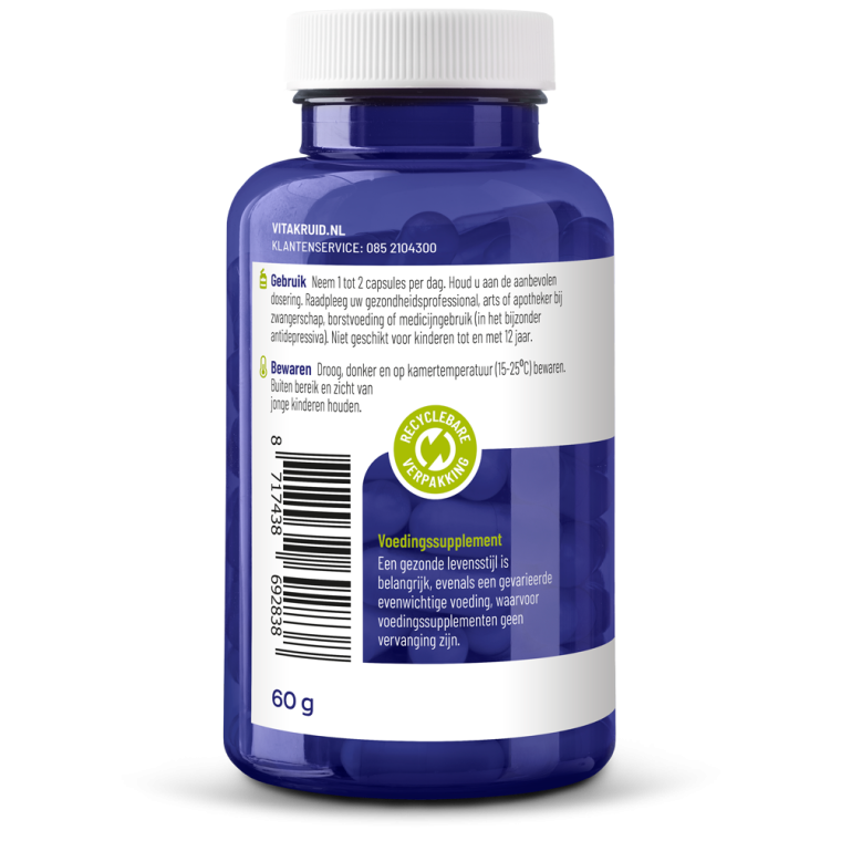 Vitakruid GABA met vitamine b1 90 vcaps