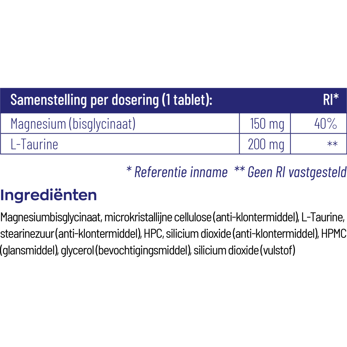 Vitakruid Magnesium 150 bisglycinaat