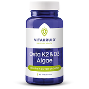 Vitakruid Osta K2 & D3 algae 90 tabletten