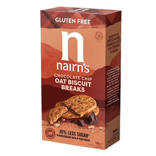 Nairns Biscuit breaks oat & chocolate chip 160 gram