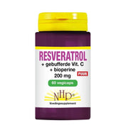 NHP Resveratrol 200 mg/Vitamine C/Bioperine puur 60 vcaps