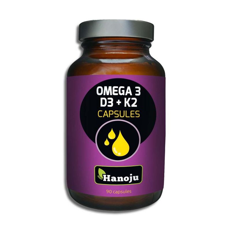 Hanoju Omega 3 & D3 en K2 90 capsules