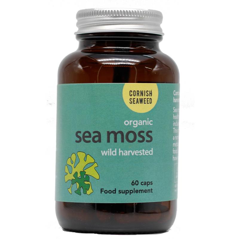 Cornish Seaweed Sea moss biologisch 60 capsules