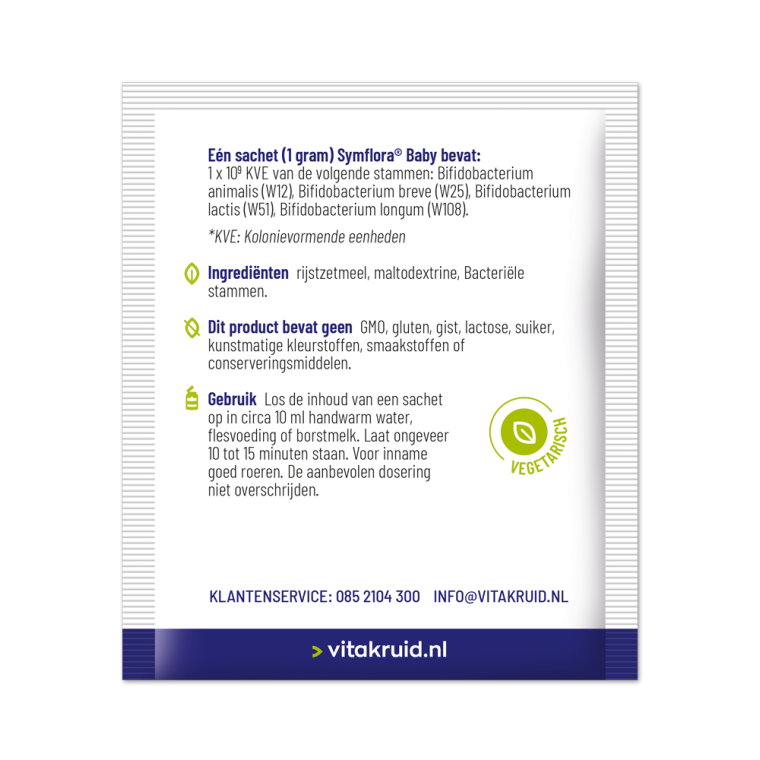 Vitakruid Symflora baby probiotica 30 sachets
