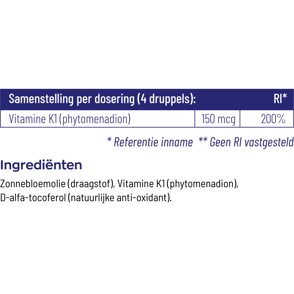 Vitakruid Vitamine K & D Baby 2x 10 ml