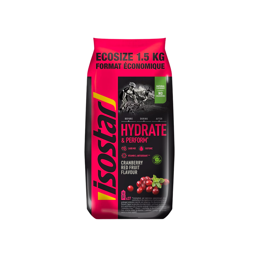 Isostar Hydrate & Perform Cranberry Red Fruit 1500 gram