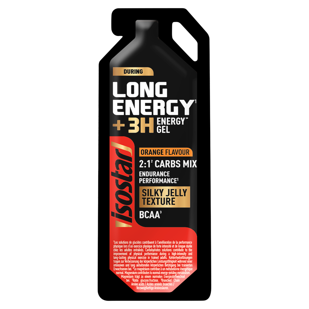 Isostar Long Energy +3H Gel Orange Flavour 40 gram