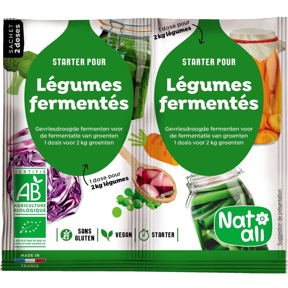 Nat-Ali Fermenten voor Groenten 10 gr