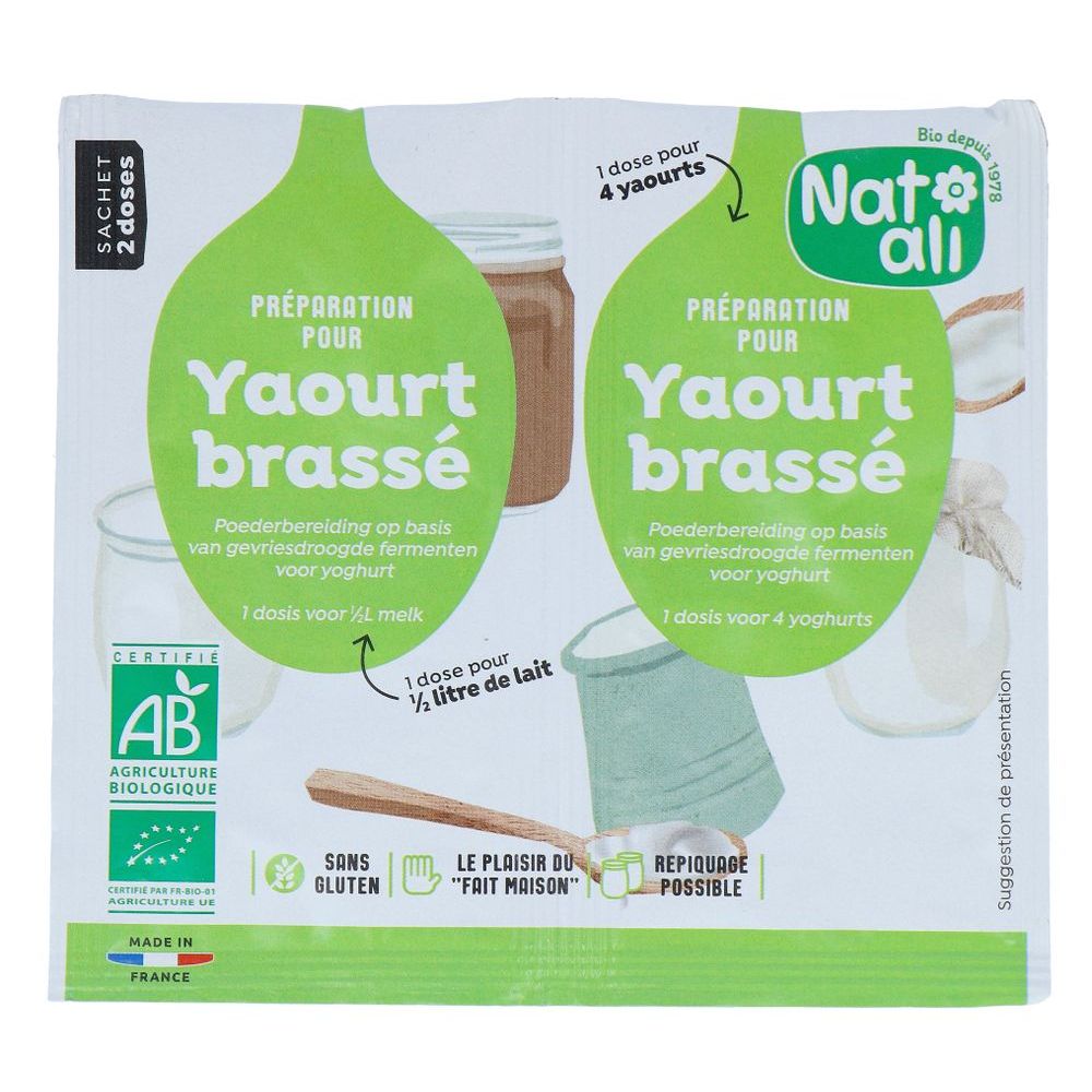 Nat-Ali Ferment voor Yoghurt 12 gr