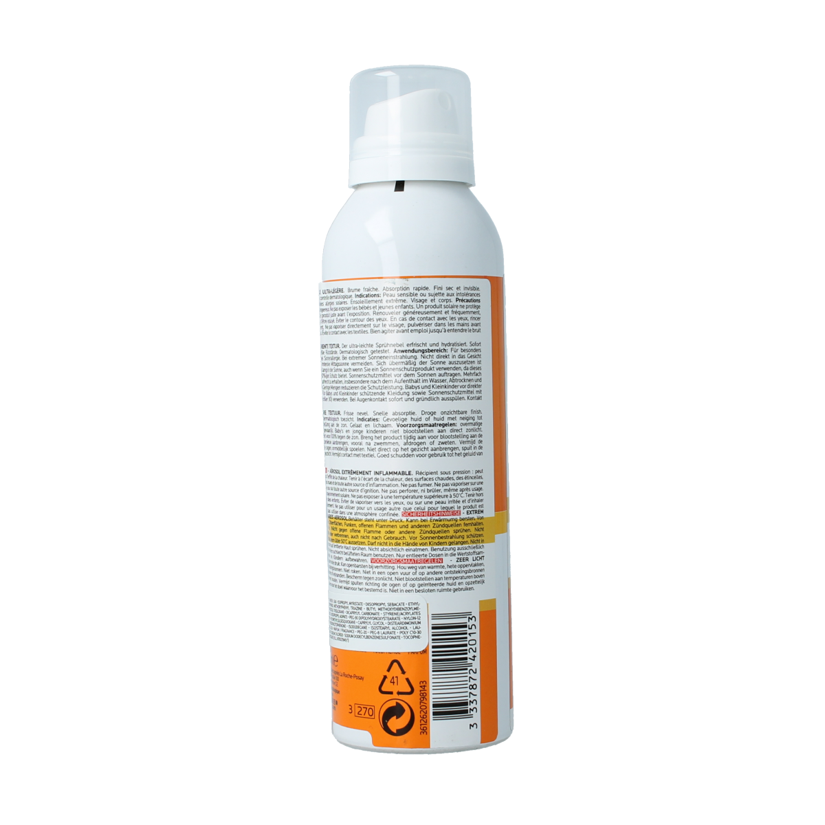 La Roche Posay Anthelios lichaamsmist SPF50+ 200 ml