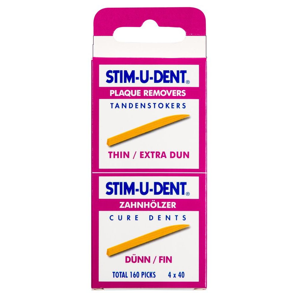 Stim-U-Dent Tanden Stokers Dun/Extra Dun 160 st - Stimudent
