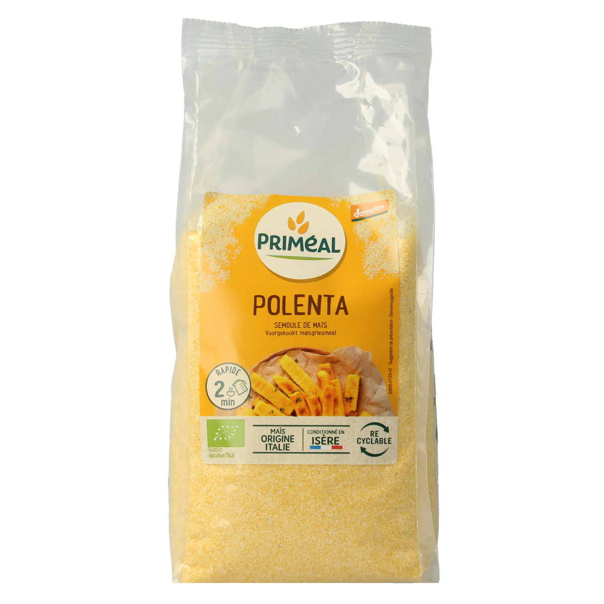 Primeal Polenta voorgokte maisgriesmeel 500 gram