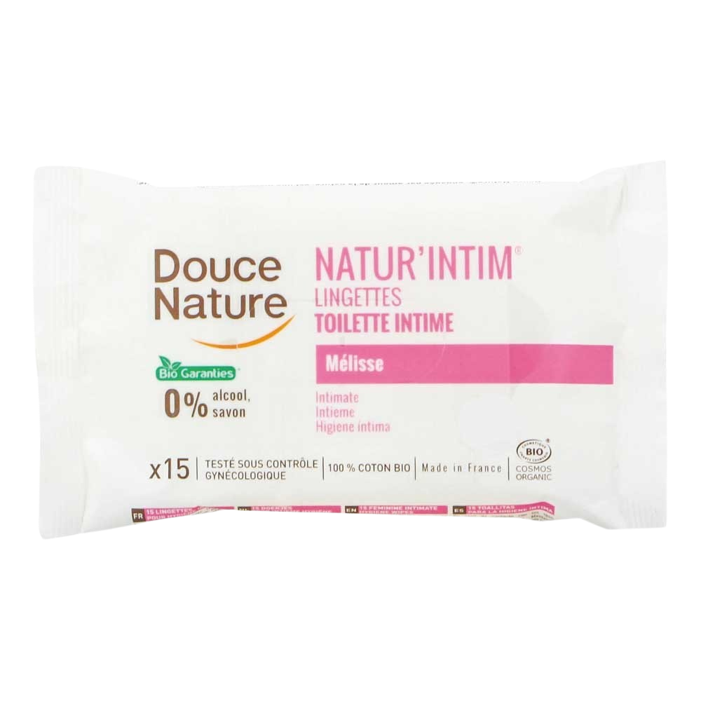 Douce Nature Intieme hygienische doekjes katoen 15 stuks