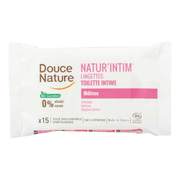 Douce Nature Intieme hygienische doekjes katoen 15 stuks