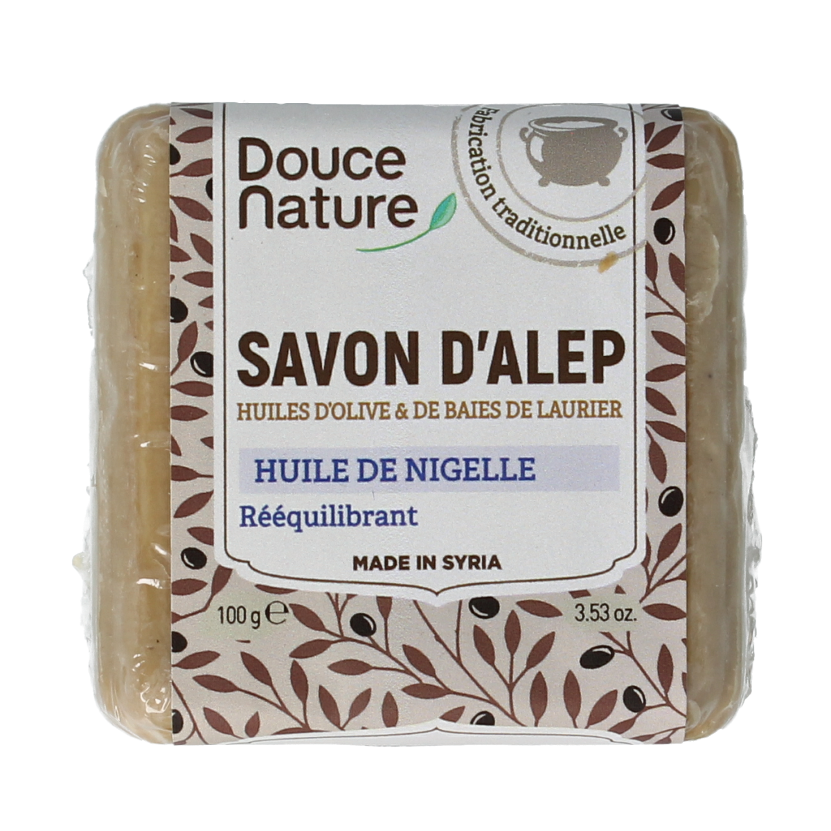 Douce Nature Zeep aleppo nigella klein 100 gram