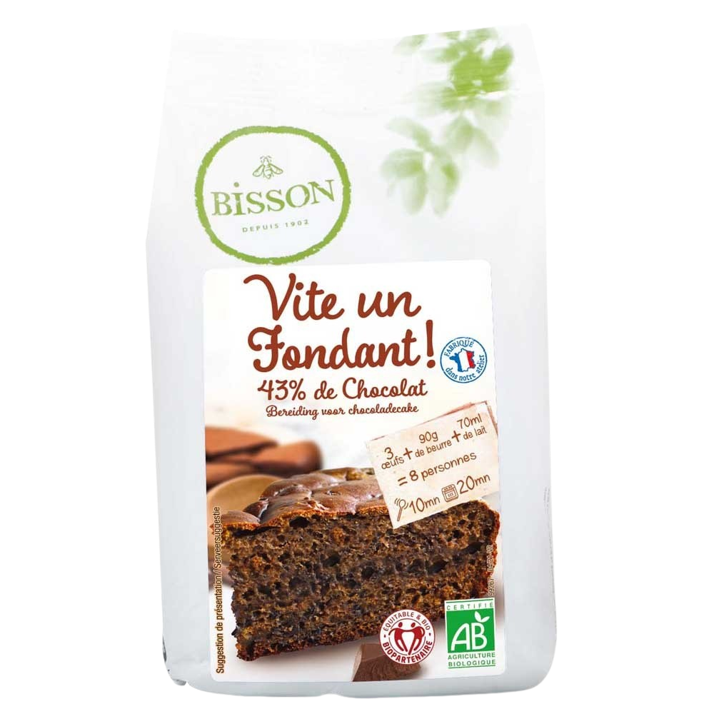 Bisson Bakmix voor chocoladecake 300 gram