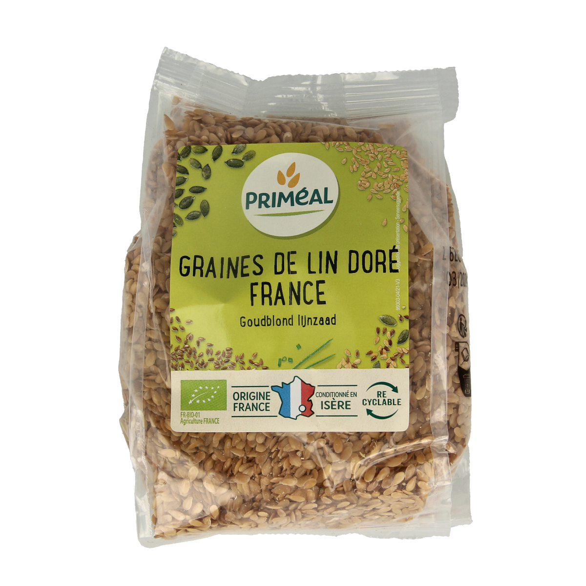 Primeal Lijnzaad goud 250 gram