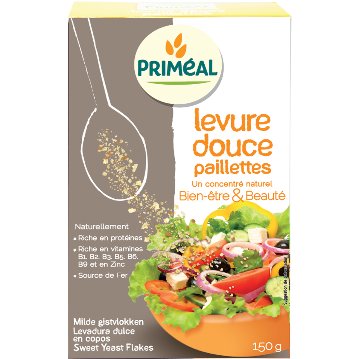 Primeal Biergistvlokken mild 150 gram