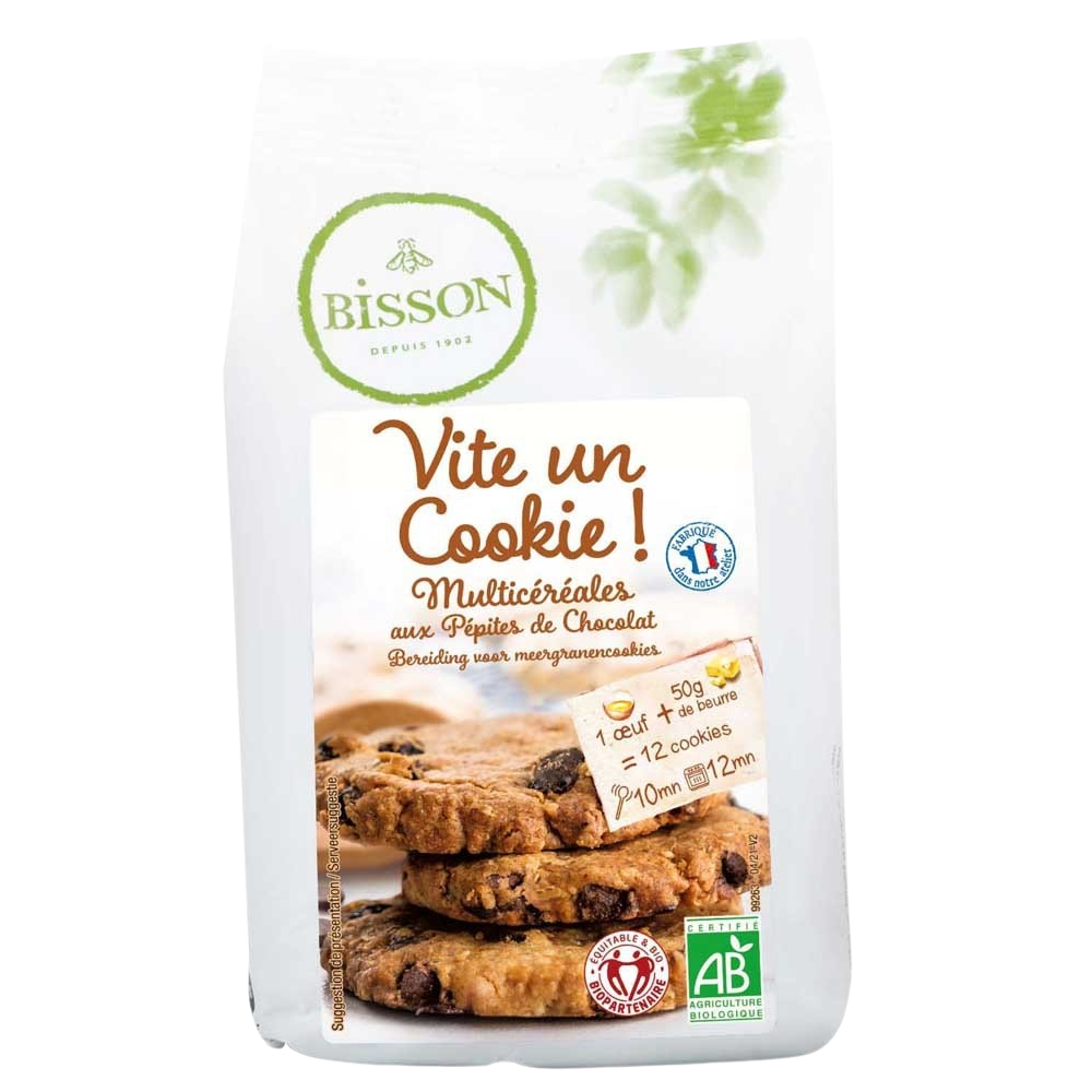 Bisson Bakmix voor meergranenkoekjes 300 gram