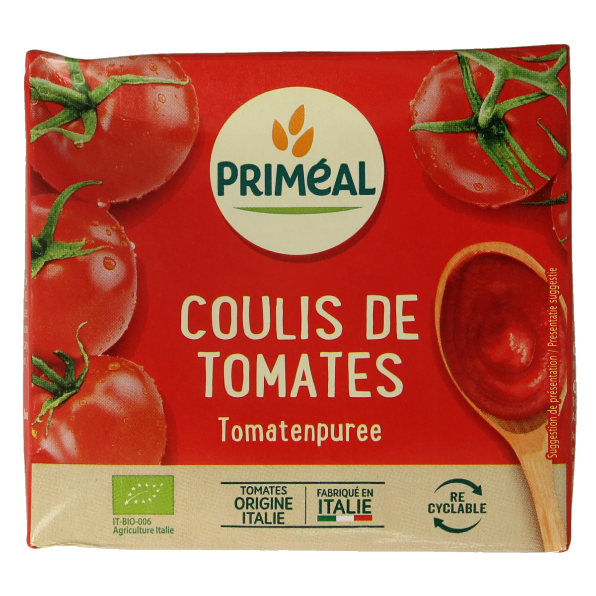 Primeal Tomatenpuree 500 gram