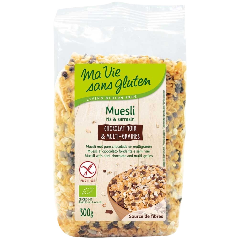 Ma Vie Sans Gluten Muesli chocolade en multigranen 300 gram