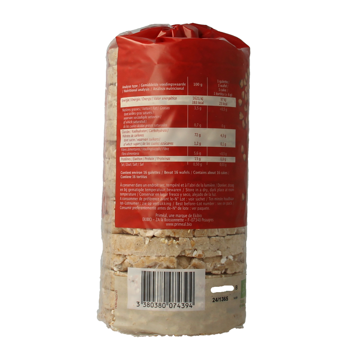 Primeal Boekweitcrackers 100 gram