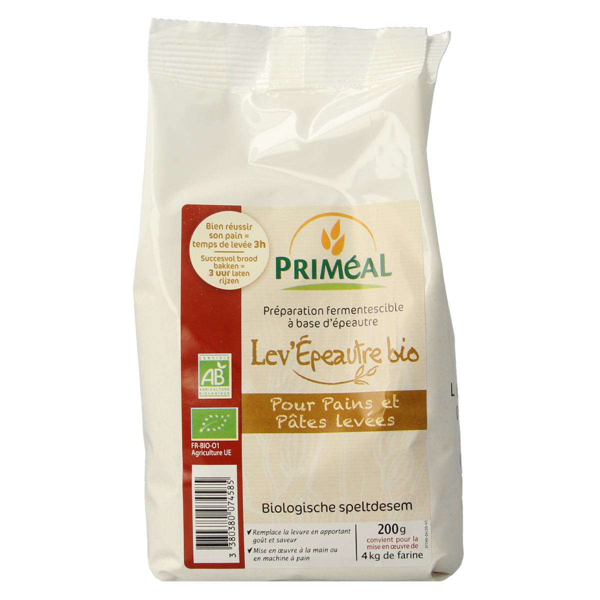 Primeal Zuurdesem speltmeel 200 gram