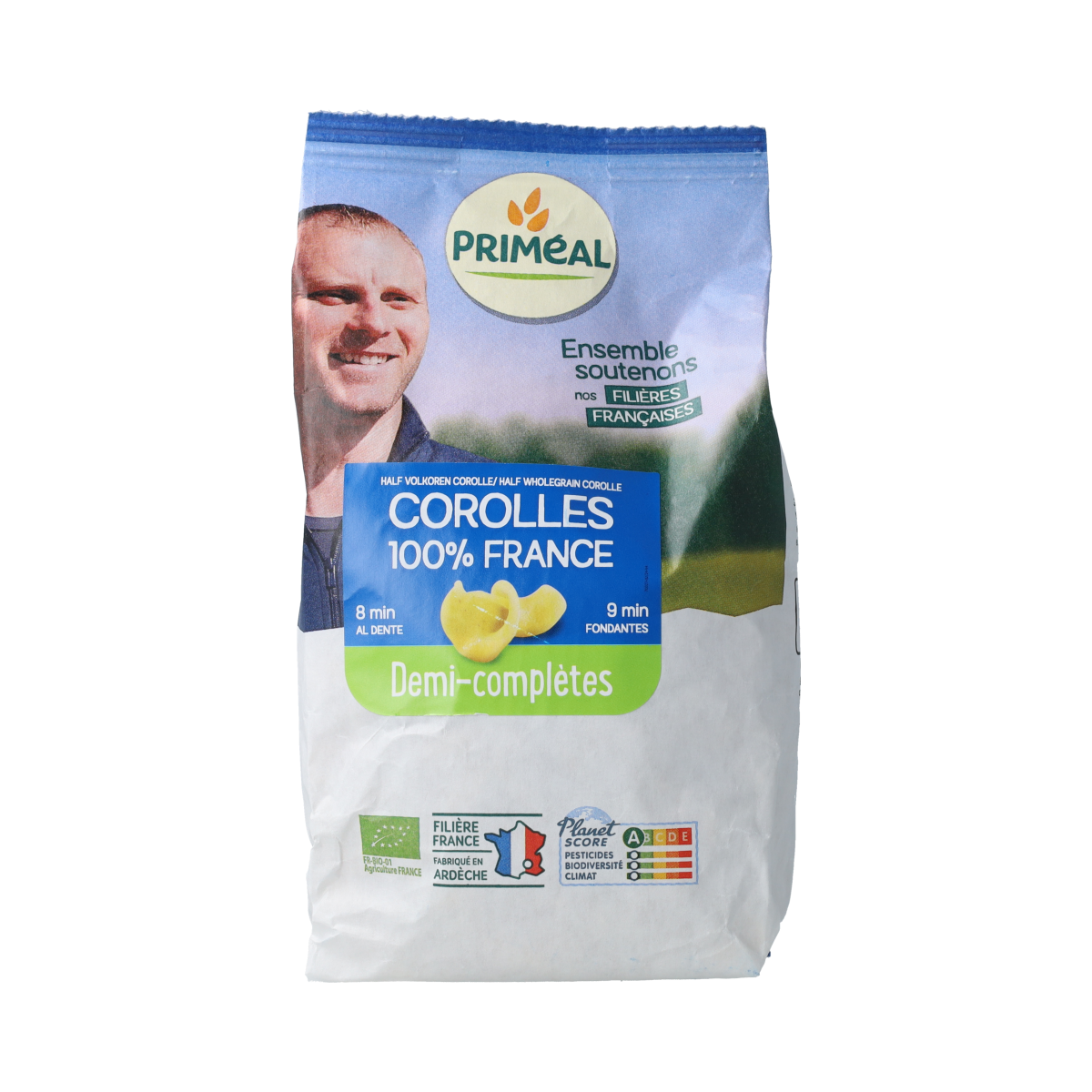 Primeal Corolle halfvolkoren pasta 400 gram