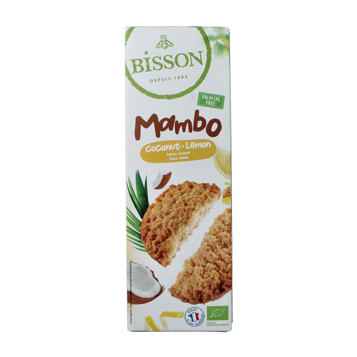 Bisson Zandkoekje kokos citroen 150 gram