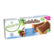 Bisson Tartelette chocolade hazelnoot 150 gram