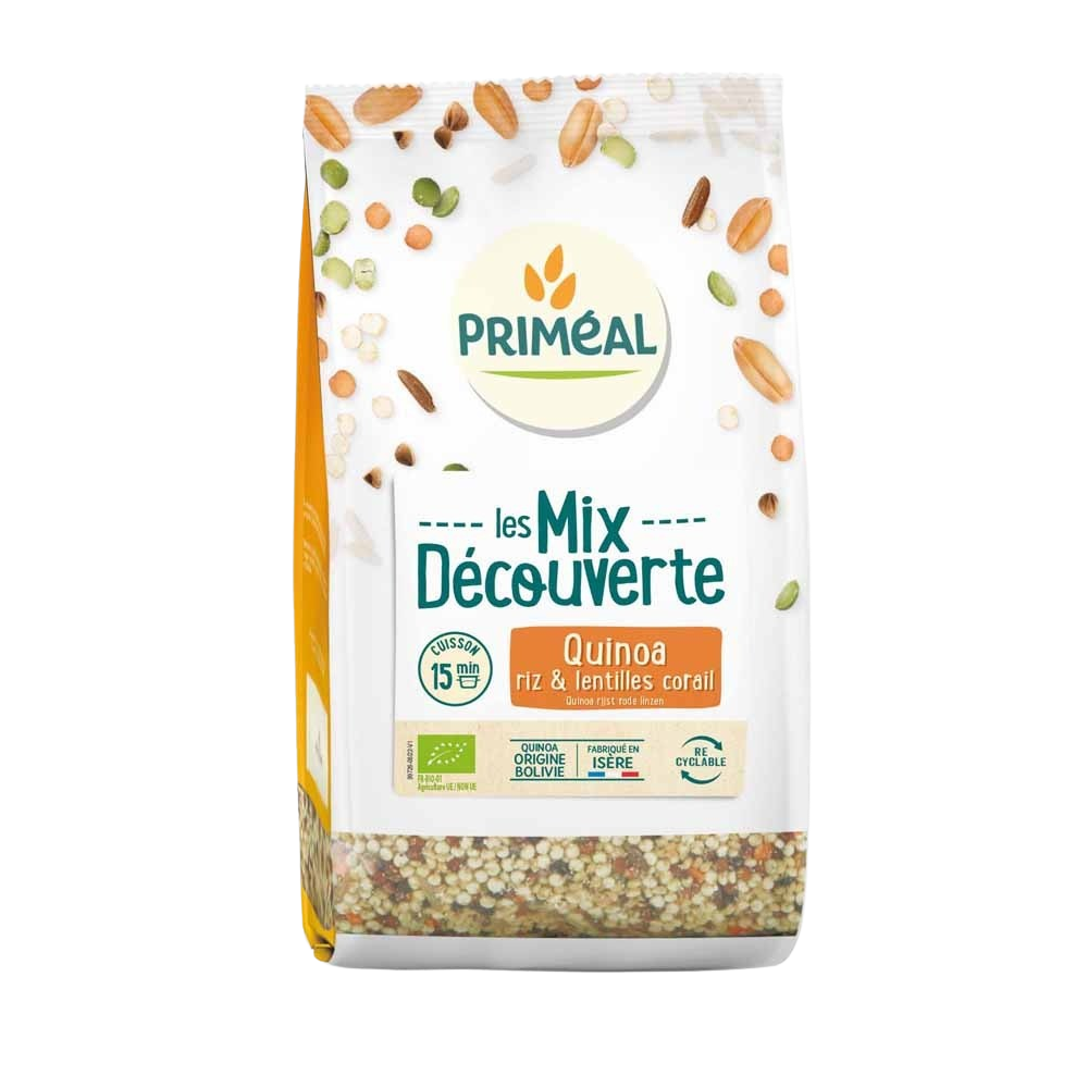 Primeal Mix van quinoa rijst me rode linzen 400 gram
