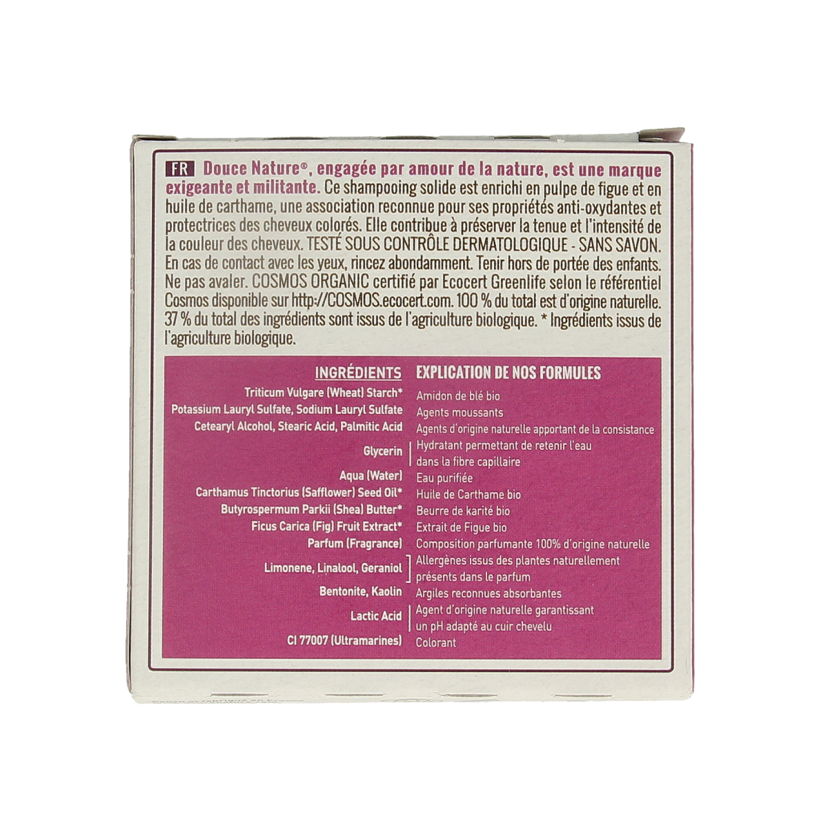 Douce Nature Shampoo bar gekleurd haar 85 gram
