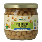 Primeal Kikkererwten zonder toegevoegd zout biologisch 330 gram