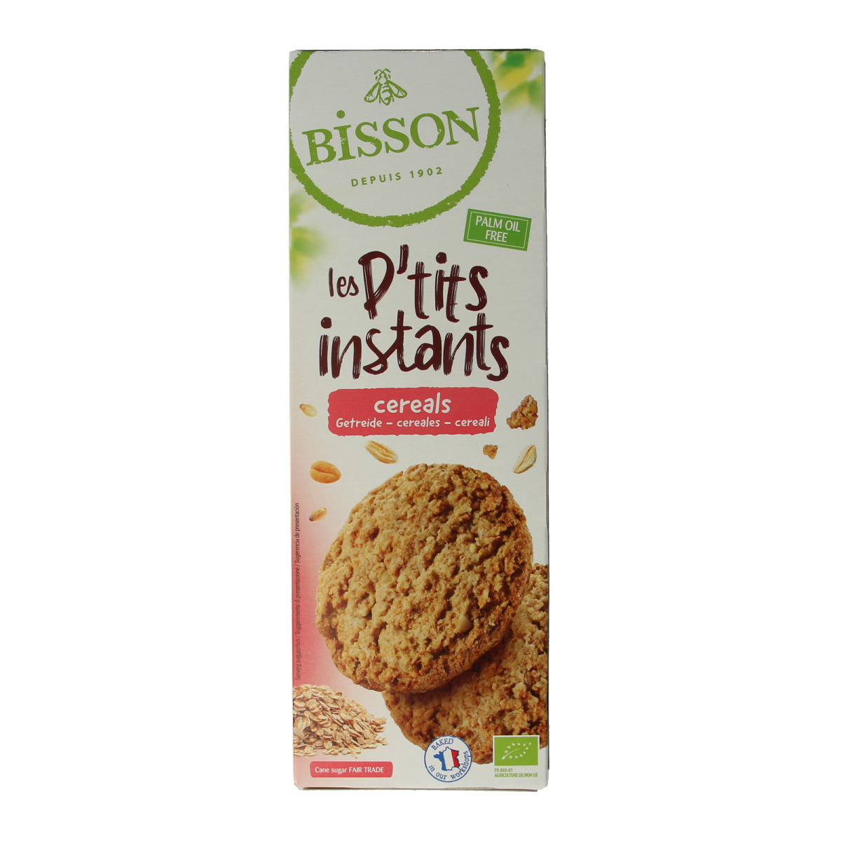 Bisson Les petits instants koekjes granen biologisch 150 gram