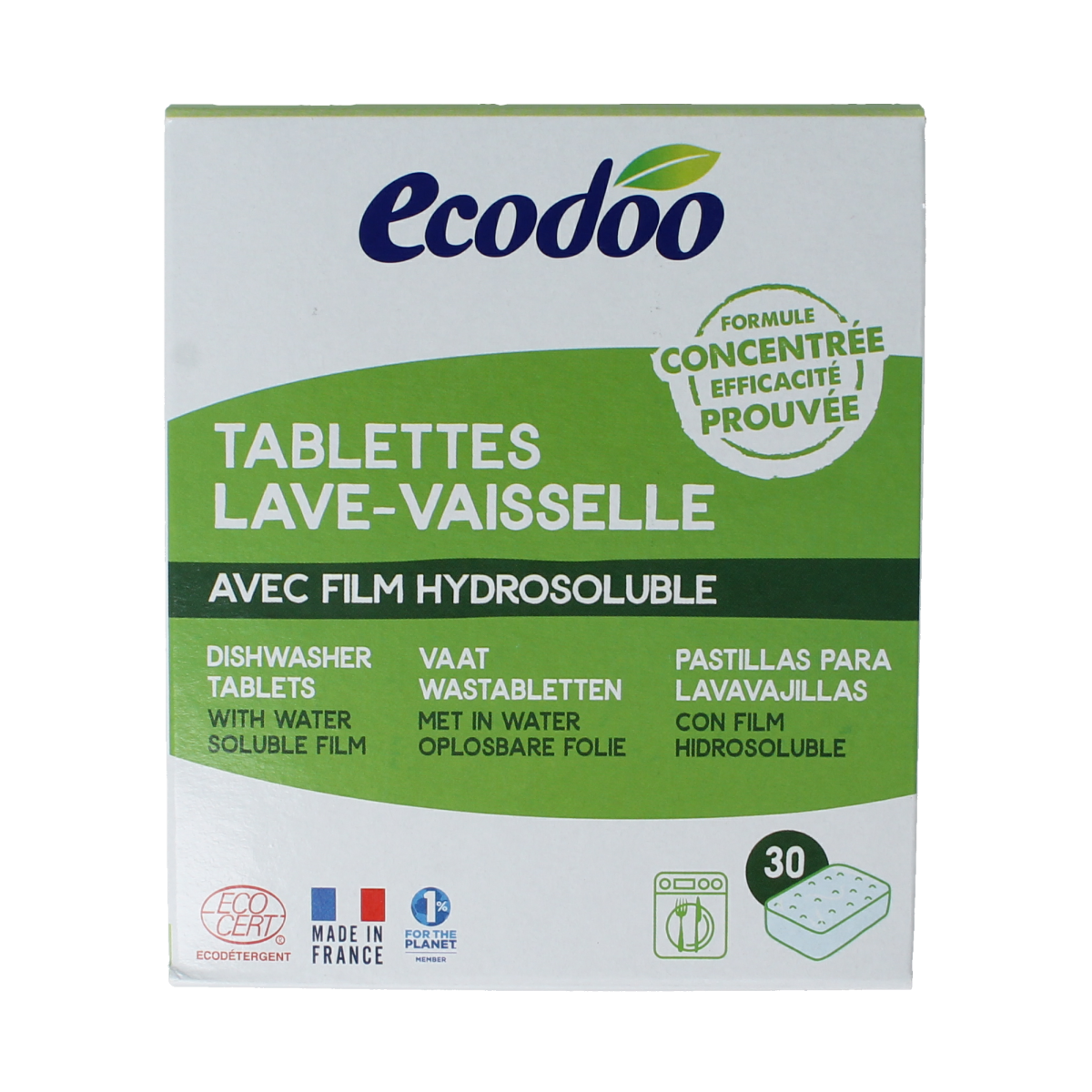 Ecodoo vaatwasmachine tablets 30 stuks