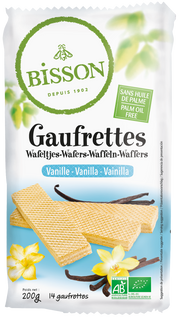 Bisson Vanille wafels bio 200 gram