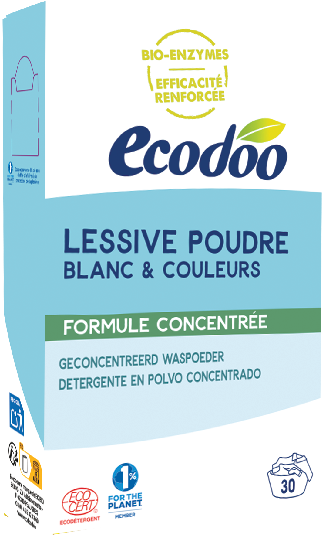 Ecodoo Waspoeder geconcentreerd eco 750 gram