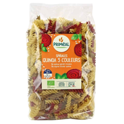 Primeal fusilli 3 kleur tarwe quinoa biologisch 500 gram