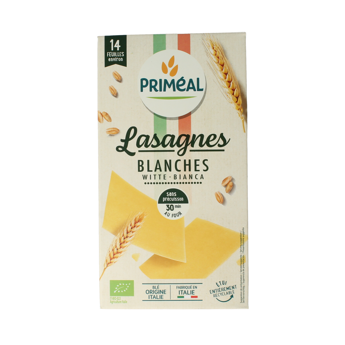 Primeal Witte lasagne 250 gram